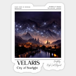 Velaris: City of Starlight - SJM ACOTAR (2) Sticker